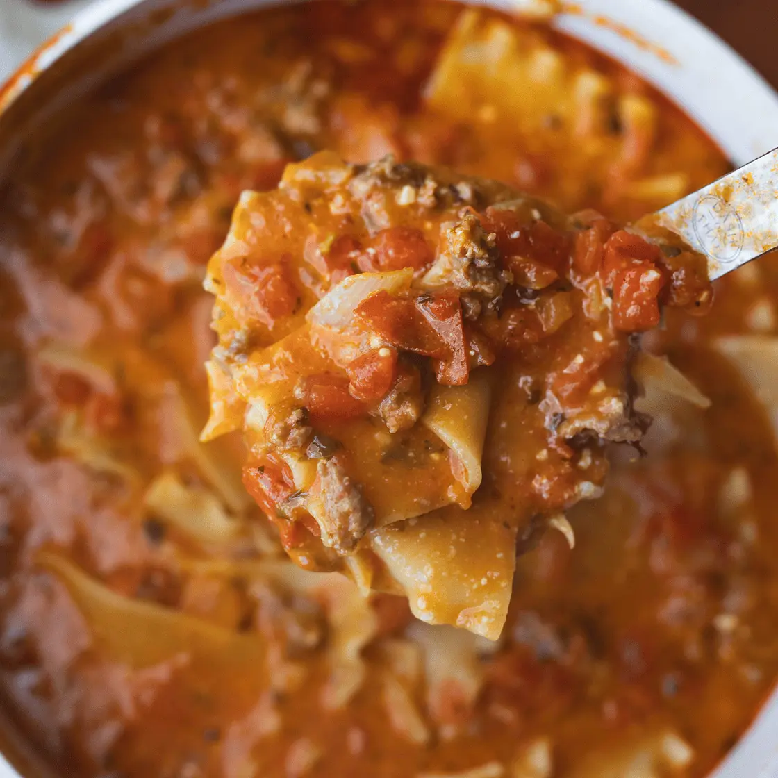 Lasagna Soup