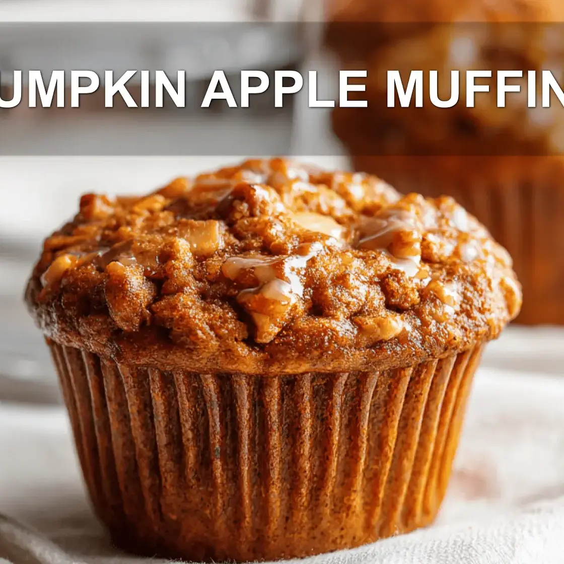 PUMPKIN APPLE MUFFINS