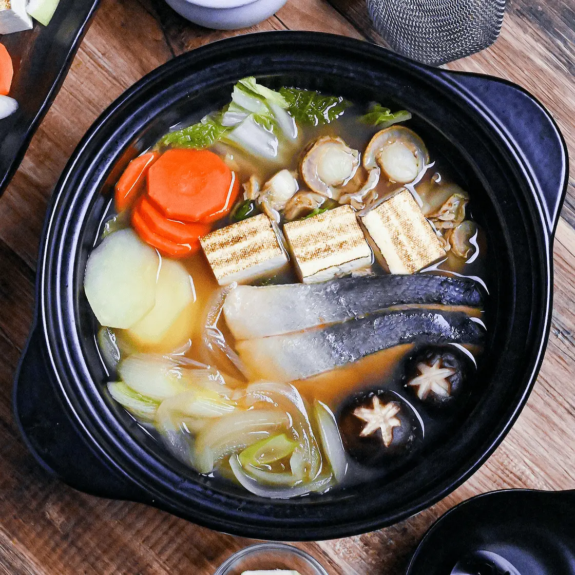 Ishikari Nabe (Salmon and Miso Hot Pot)