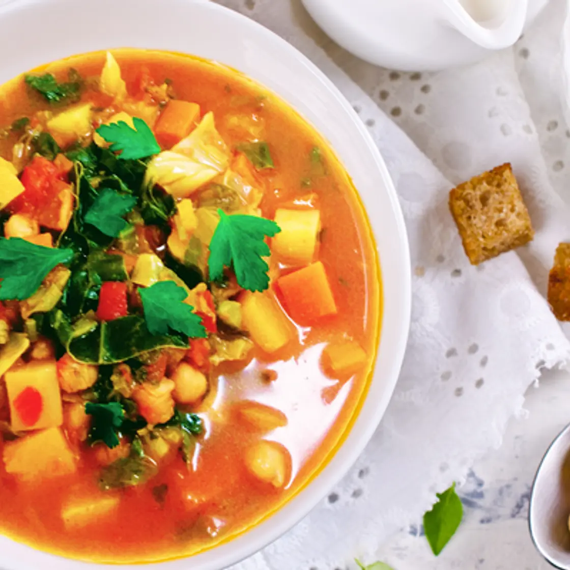 Vegetable & Chickpea Soup