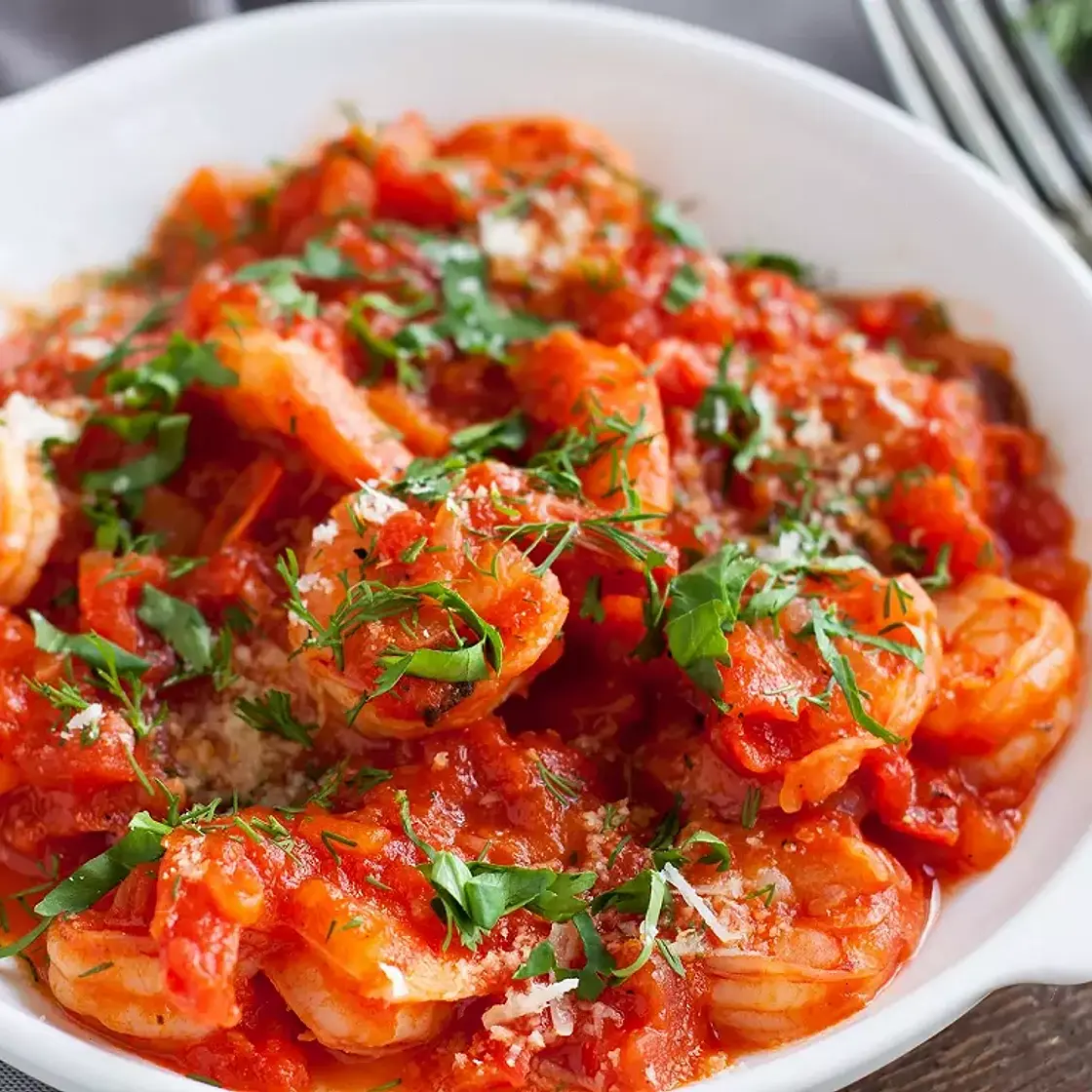 Gambas à l'armoricaine