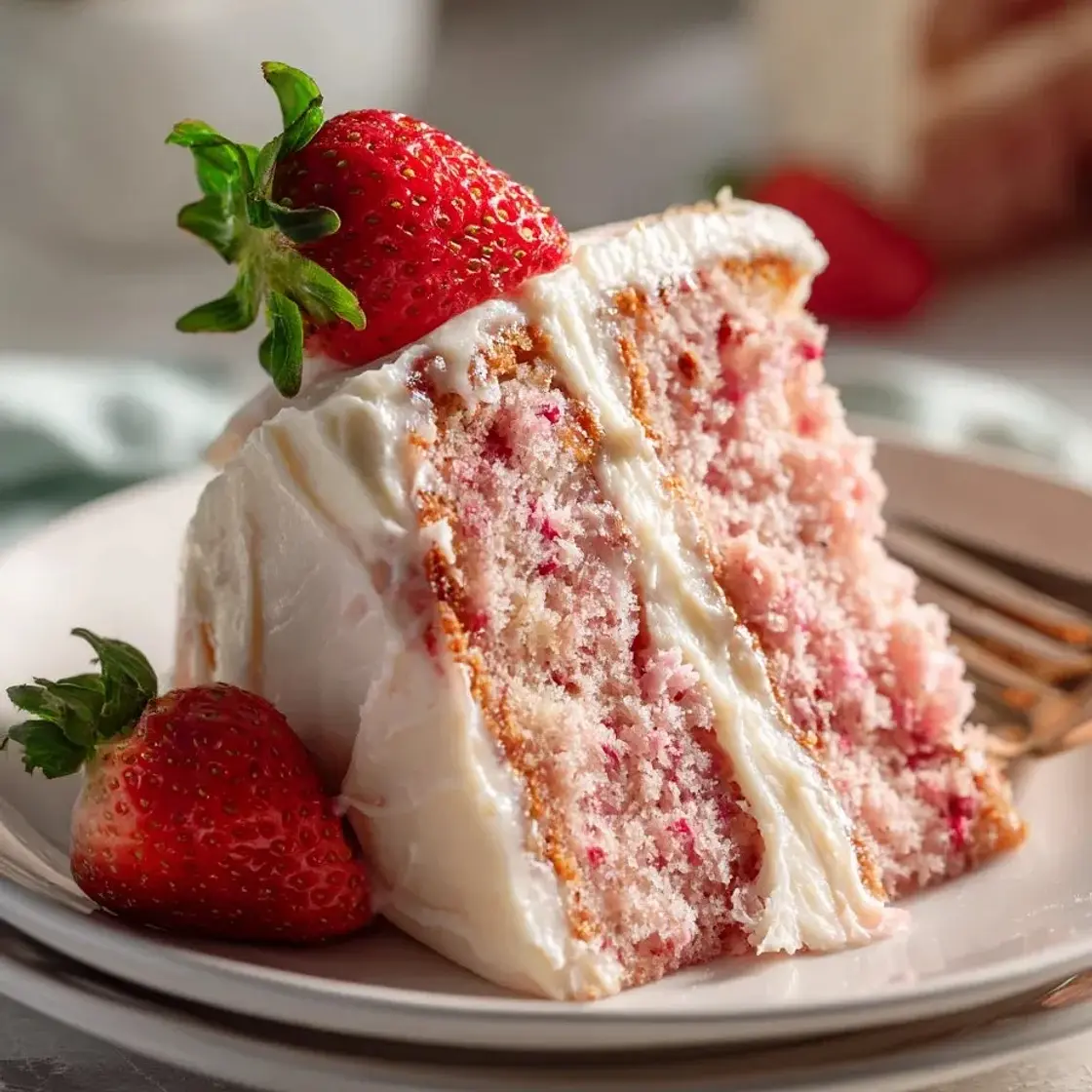 Easy Strawberry Cake Recipe