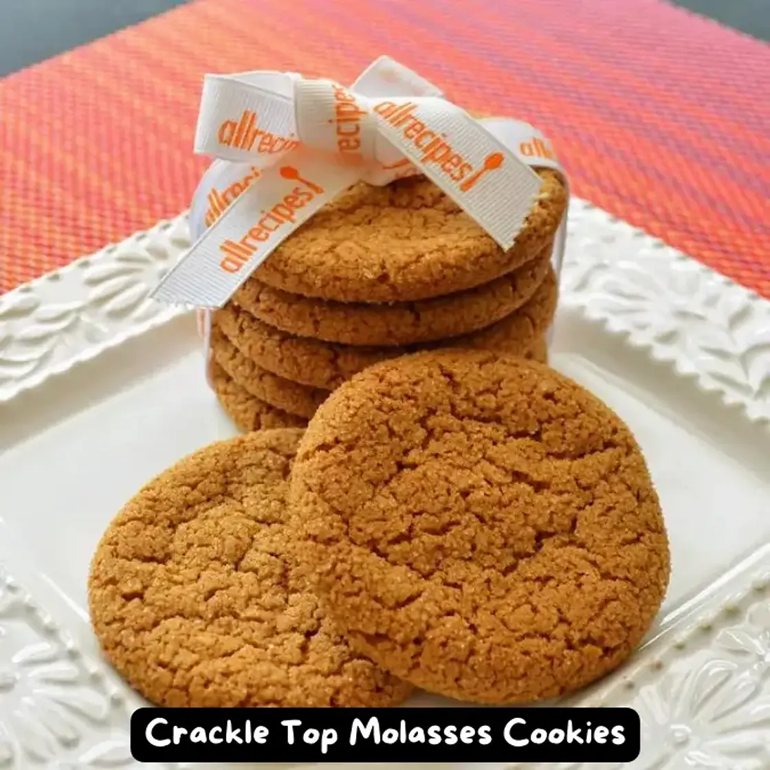 Best Crackle Top Molasses Cookies Recipe | Easy and Delicious
