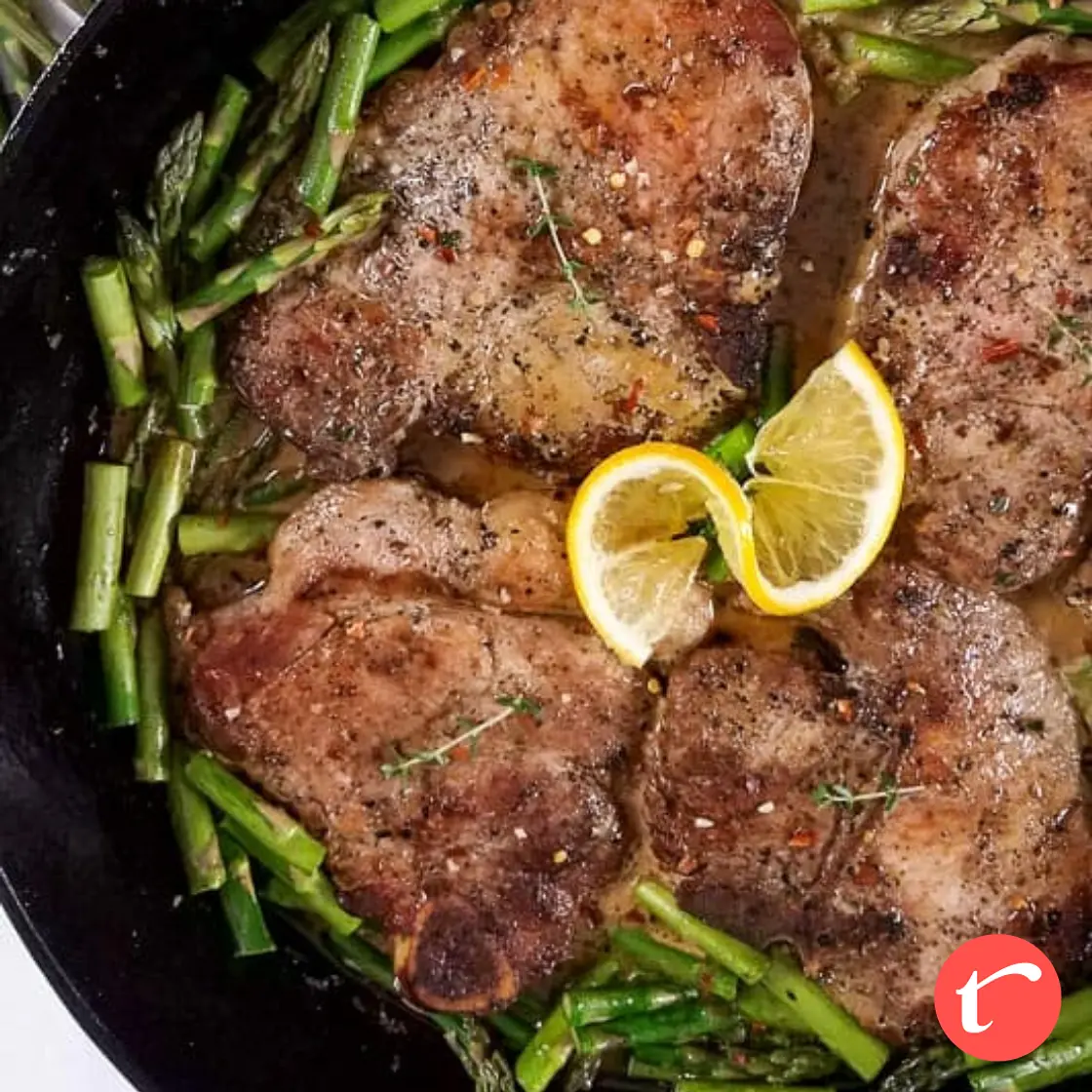 Keto Pork Chops in Butter Garlic Sauce