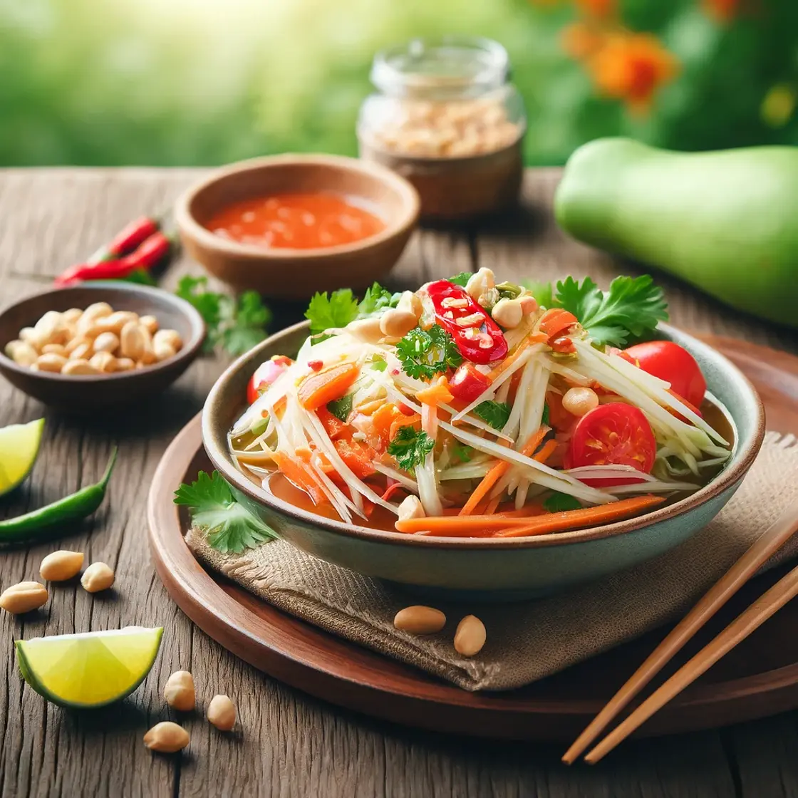 Vegan Thai Papaya Salad