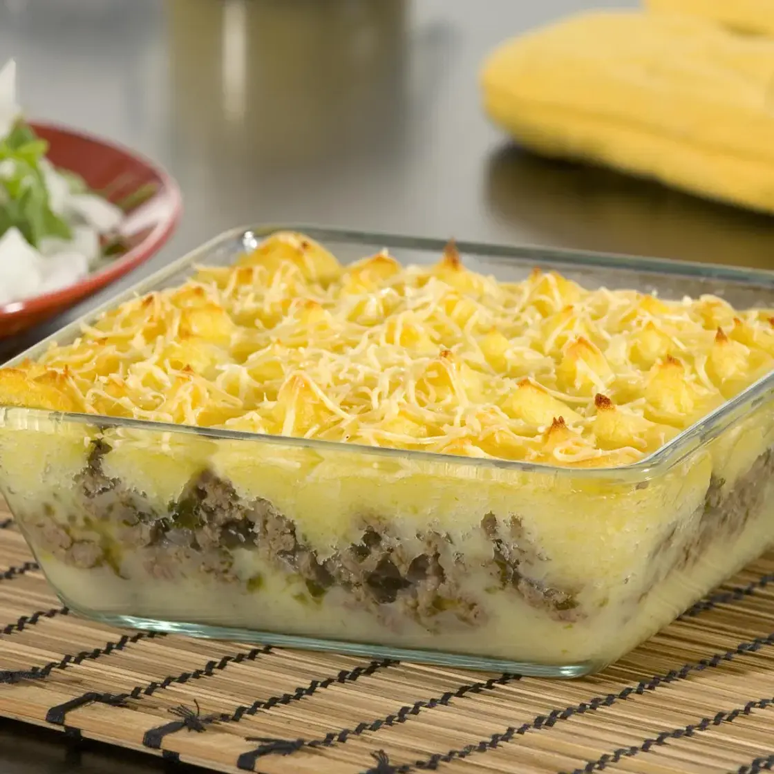 Hachis parmentier à la moutarde