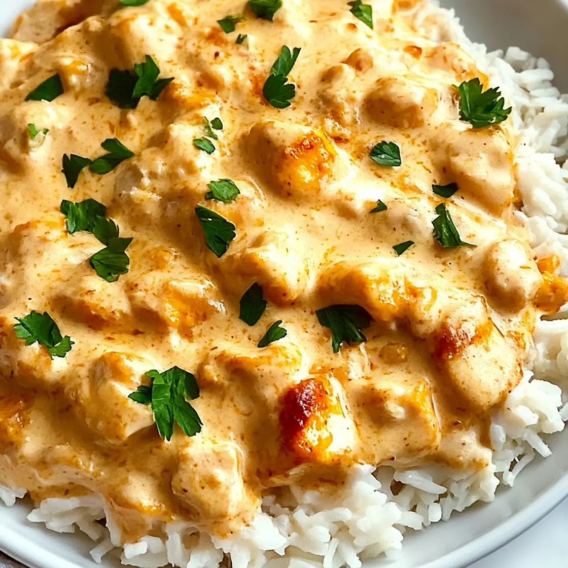Creamy Smothered Chicken and Rice