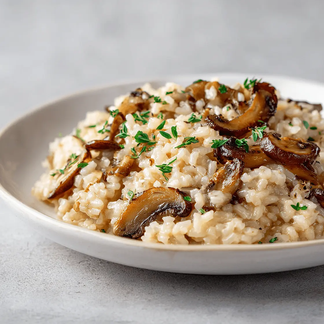 Risotto mit frischen Steinpilzen