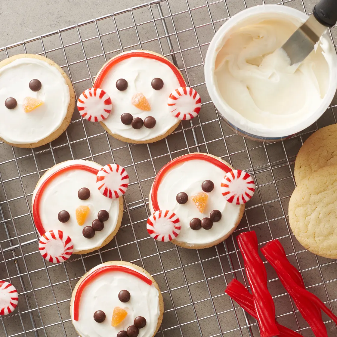 Easy Snowman Cookies
