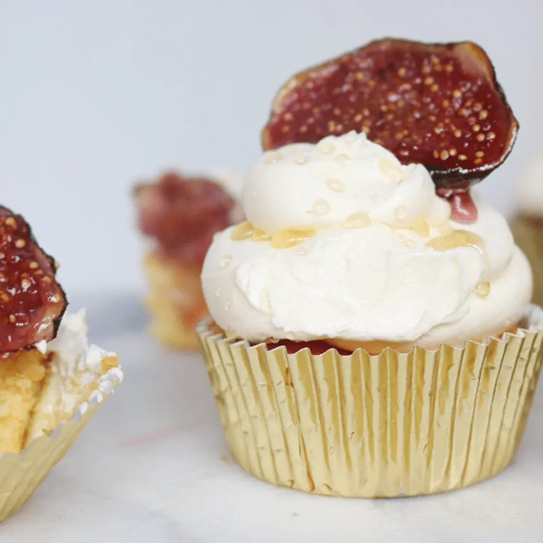 Honey Fig Cupcakes