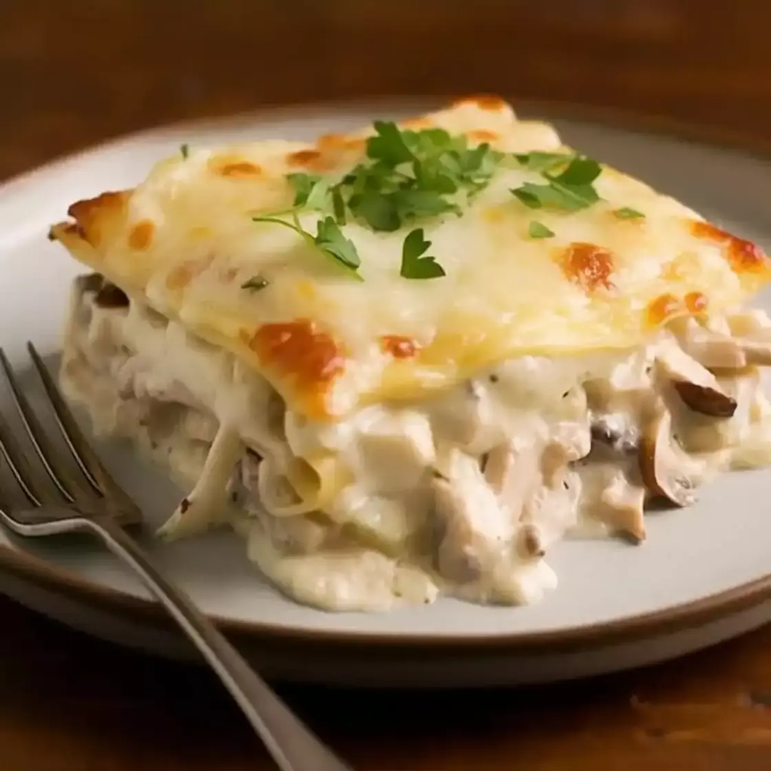 White Chicken Lasagna