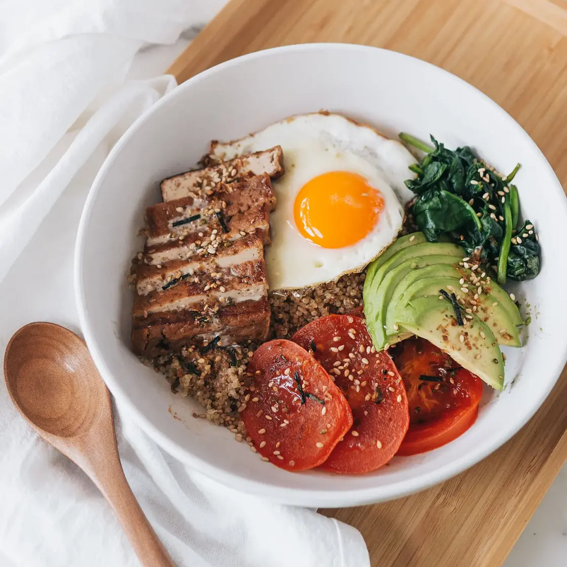 Savory Quinoa Breakfast Bowl