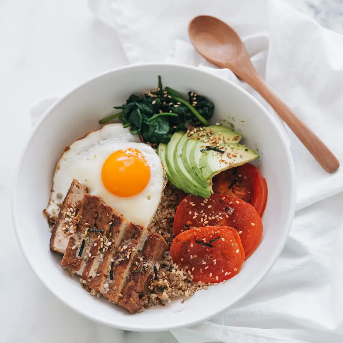 Savory Quinoa Breakfast Bowl
