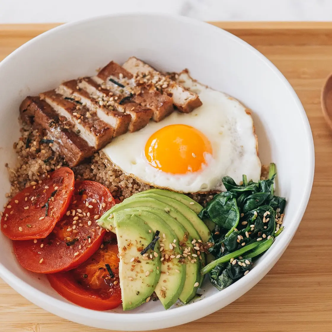 Savory Quinoa Breakfast Bowl