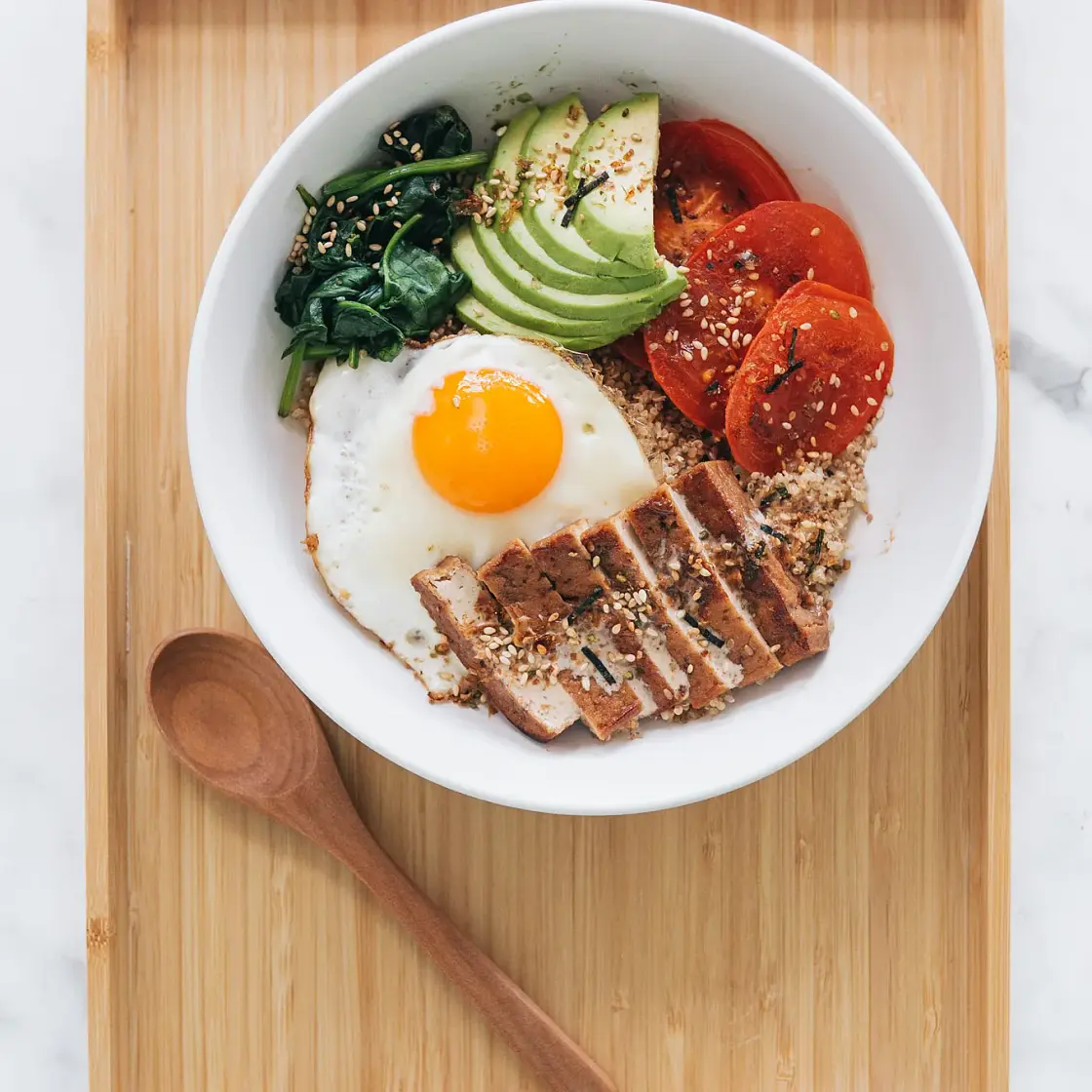 Savory Quinoa Breakfast Bowl