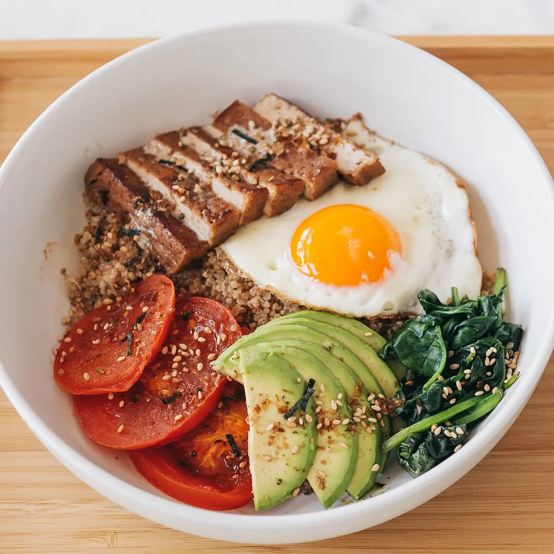 Savory Quinoa Breakfast Bowl