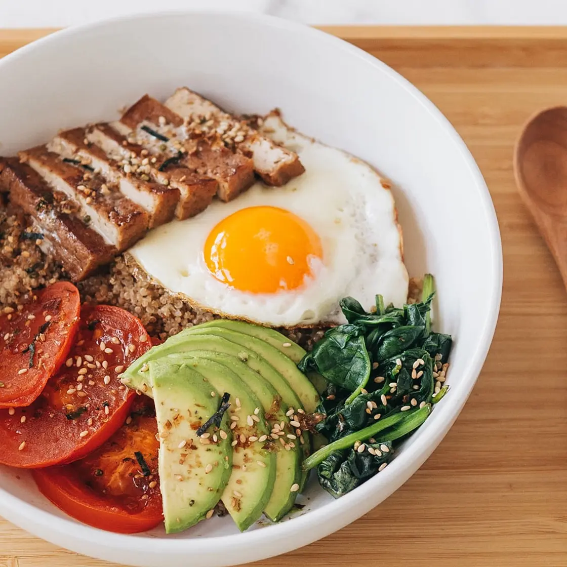 Savory Quinoa Breakfast Bowl
