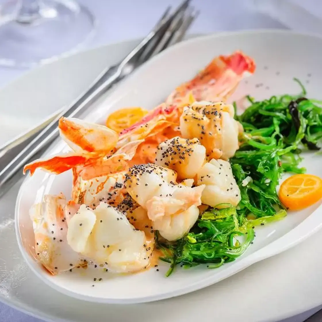 Langoustines flambées