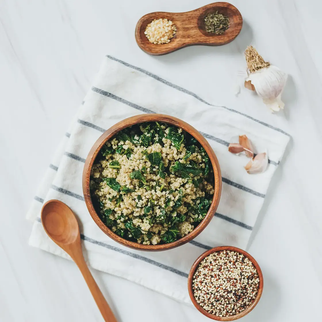 Kale Quinoa Pilaf