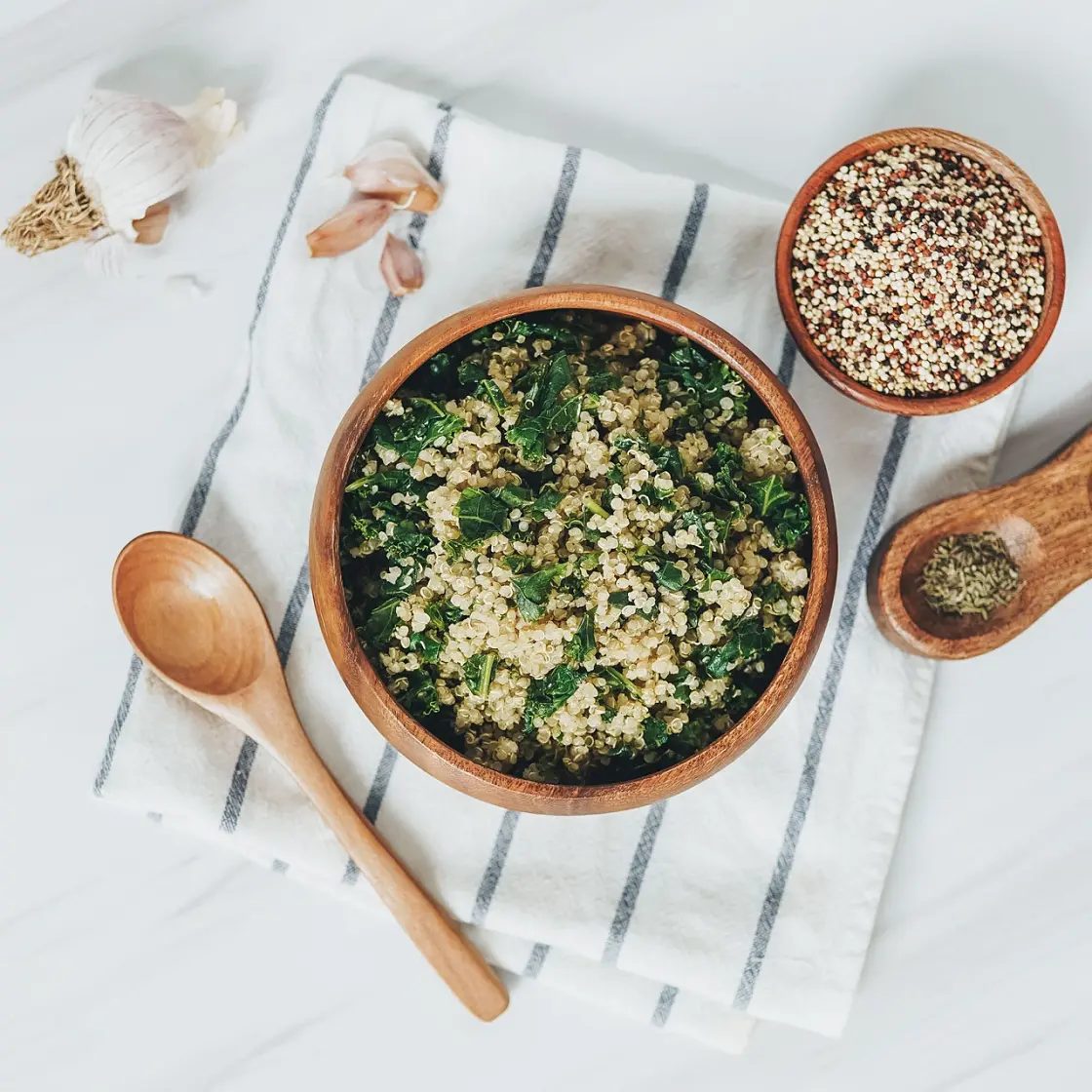 Kale Quinoa Pilaf