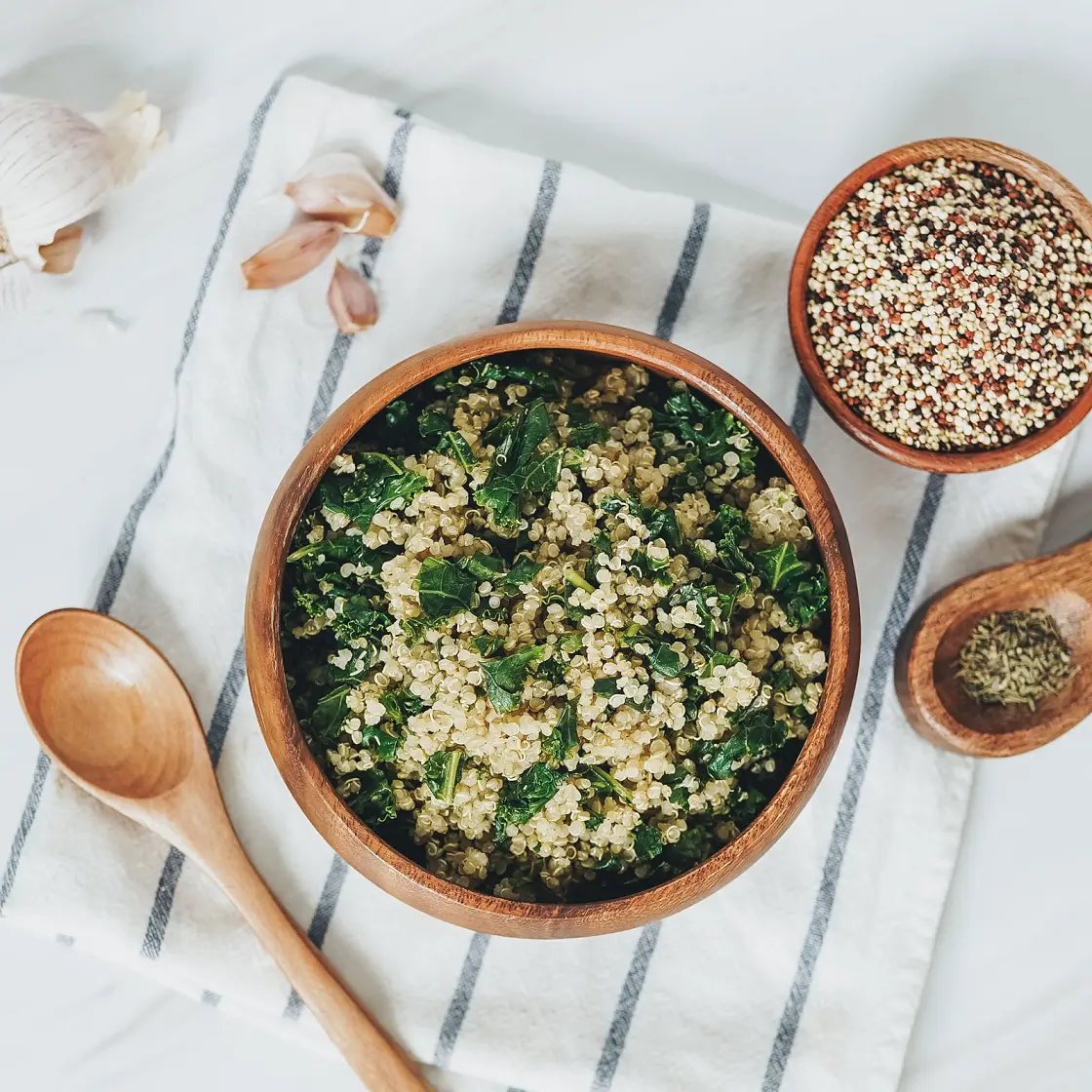 Kale Quinoa Pilaf