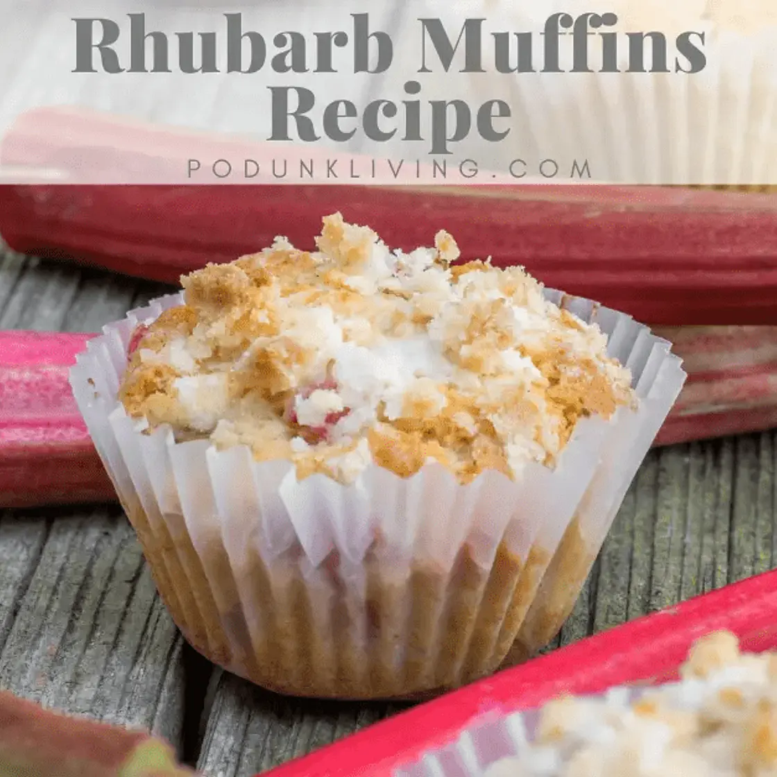 Rhubarb Muffins