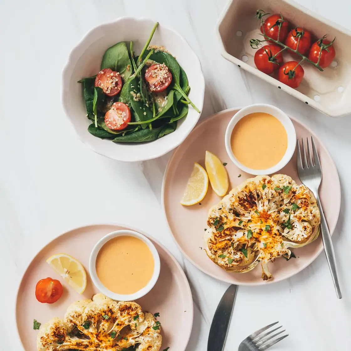 Chipotle Cauliflower Steak