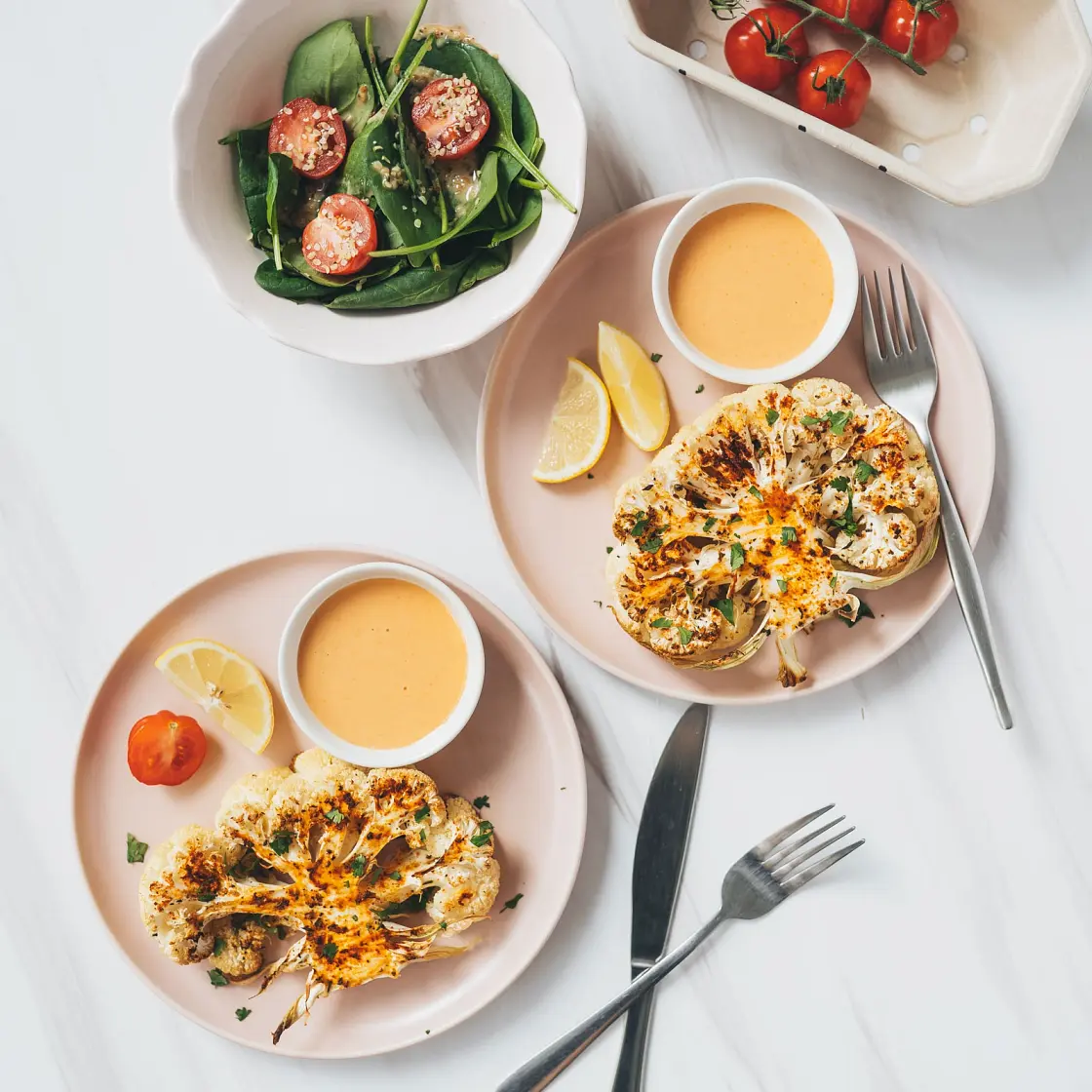 Chipotle Cauliflower Steak