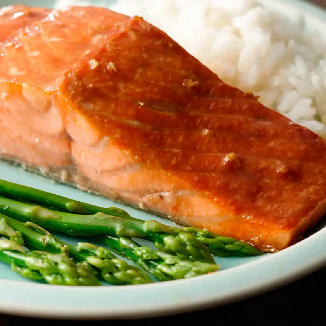 Grilled Salmon with Honey-Soy Marinade