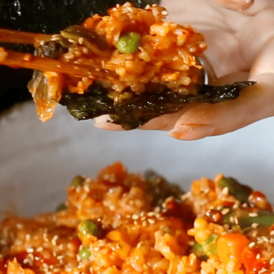 EZ No Chop Kimchi Fried Rice