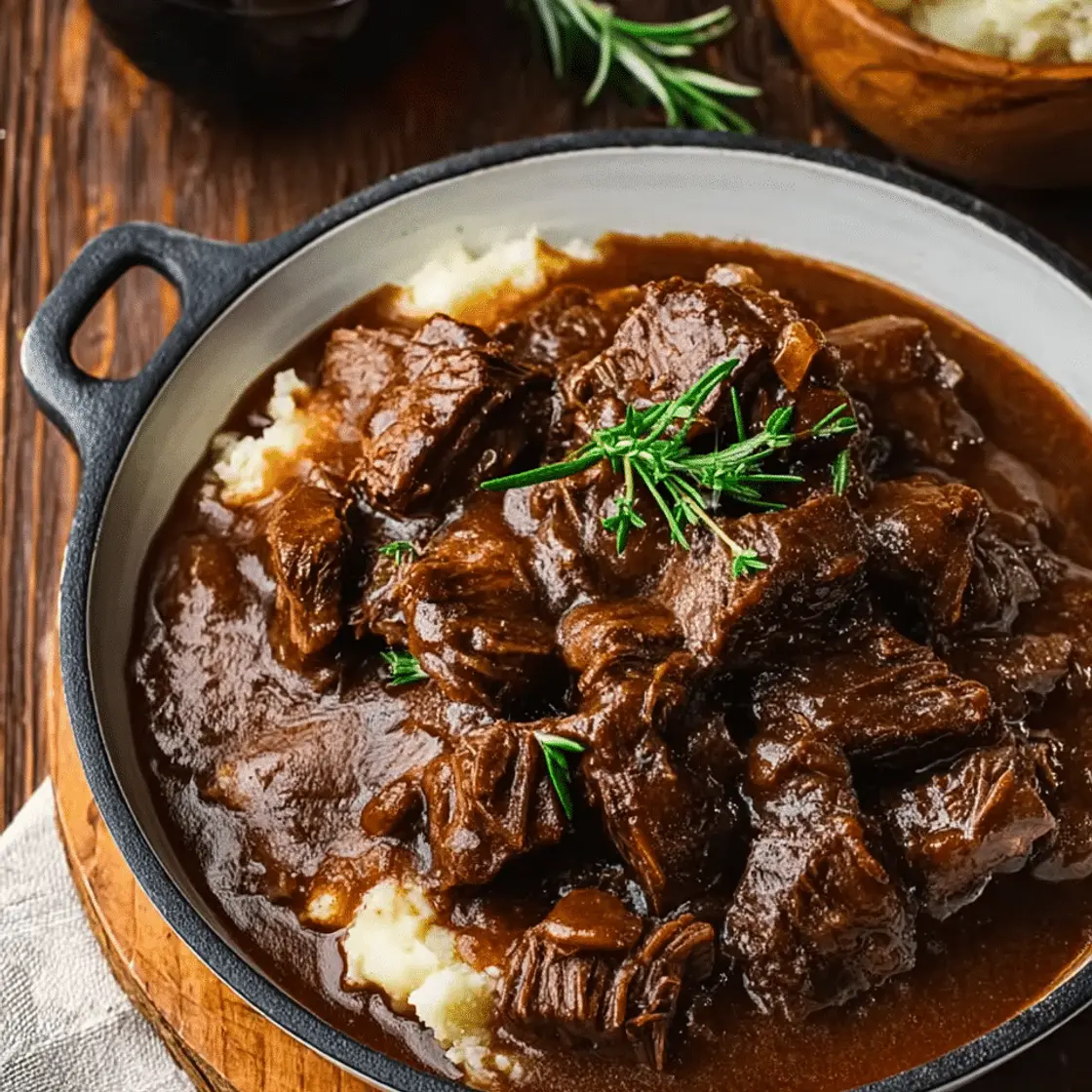 Slow Cooker Beef Manhattan - Cooking And a Convo