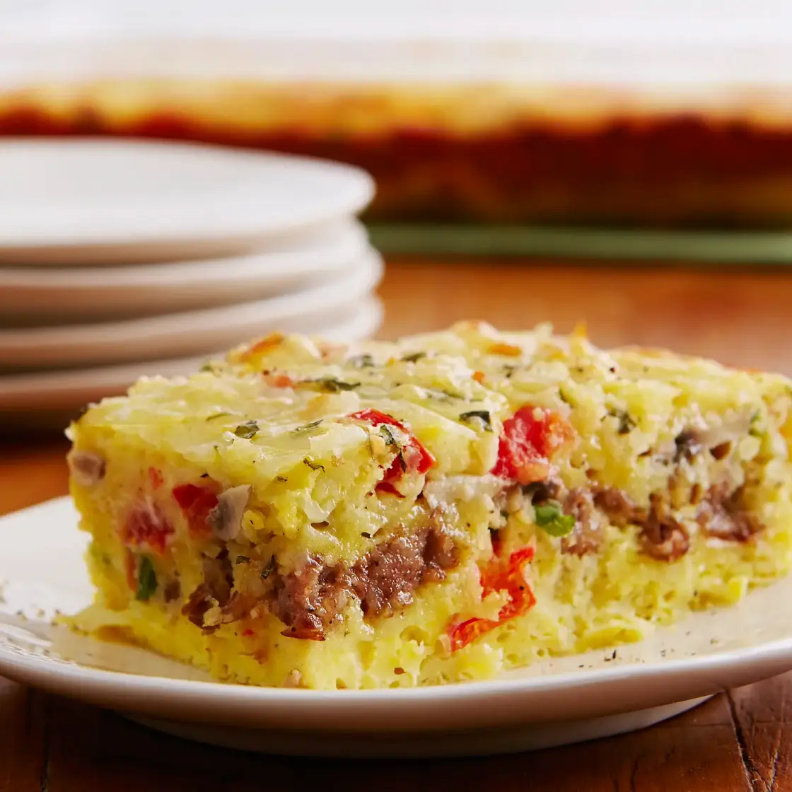 Cheesy Sausage and Egg Bake