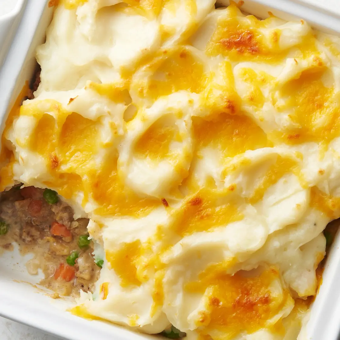 Cheesy Beef Shepherd’s Pie