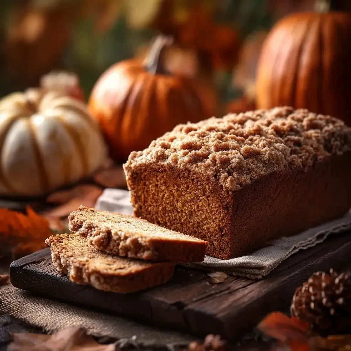Ultimate Pumpkin Streusel Bread