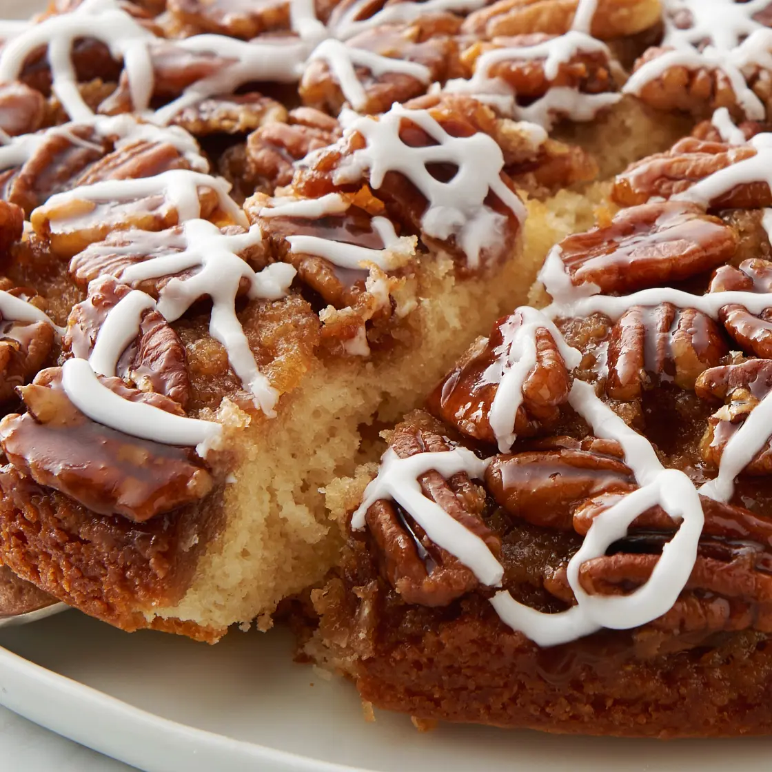 Pecan Pie Upside-Down Cake