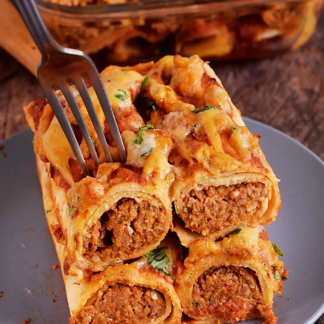 Vegan Enchiladas Lentils