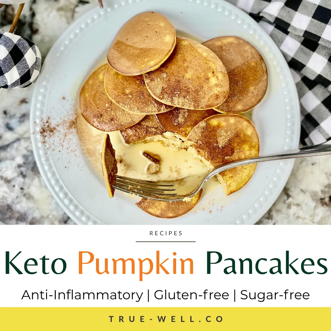 Keto Pumpkin Pancakes