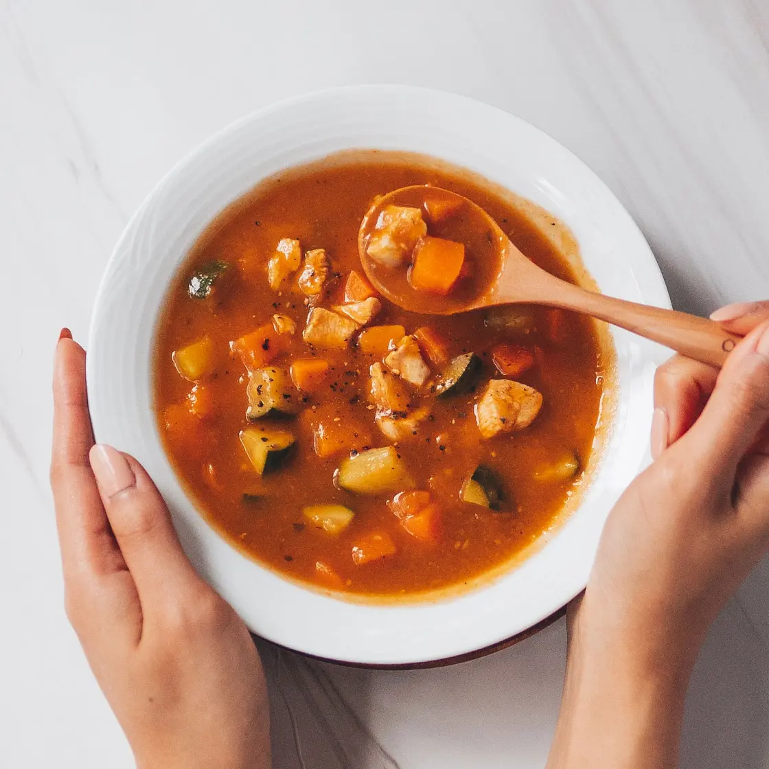 One Pot Chicken Veggie Soup