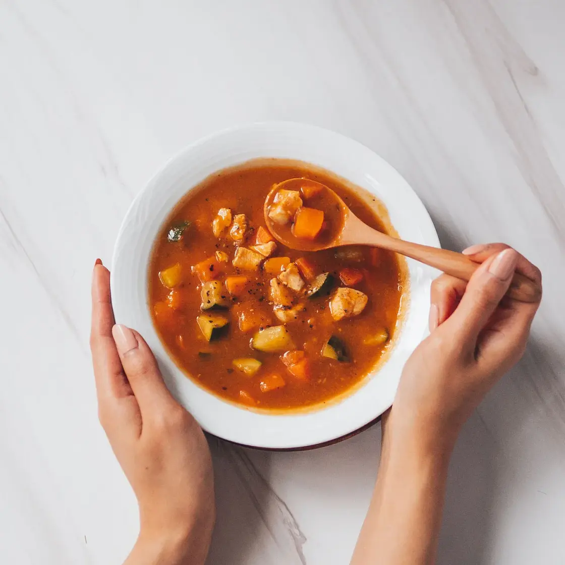 One Pot Chicken Veggie Soup