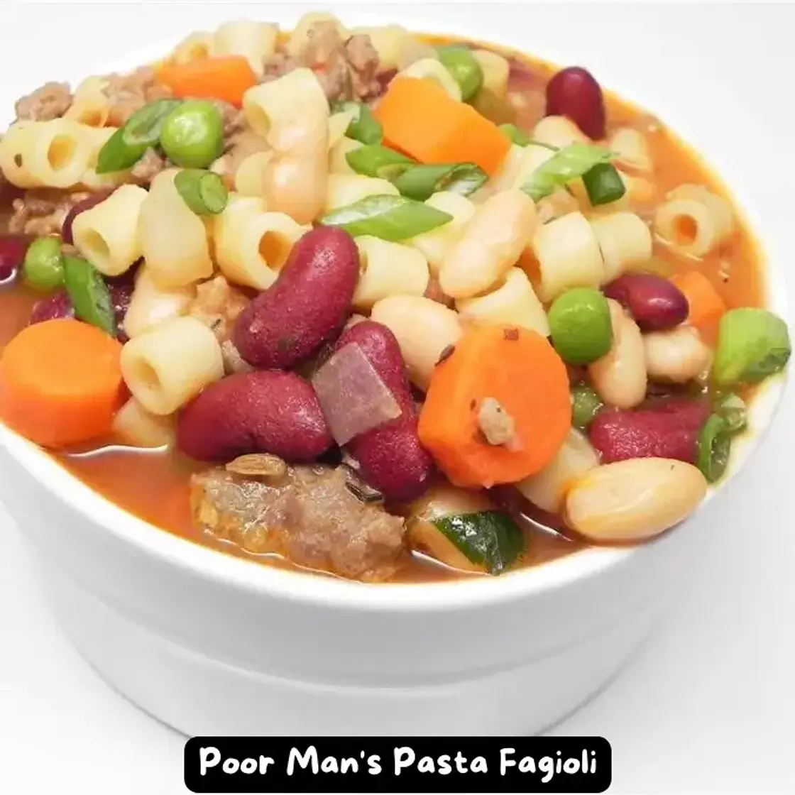 The Best Poor Man's Pasta Fagioli Recipe