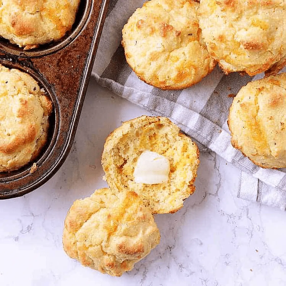 Keto Cheddar Biscuits