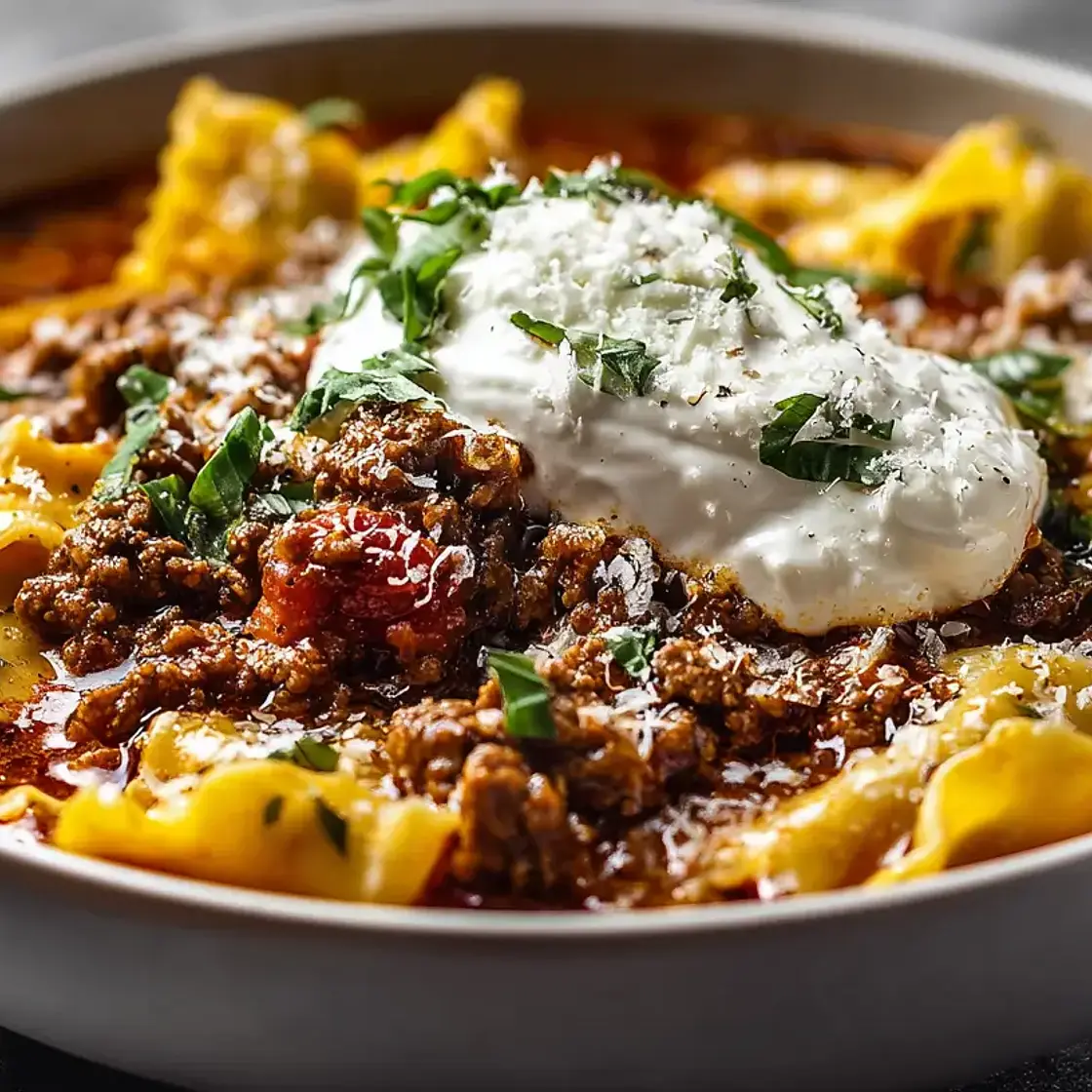 Crock Pot Lasagna Soup