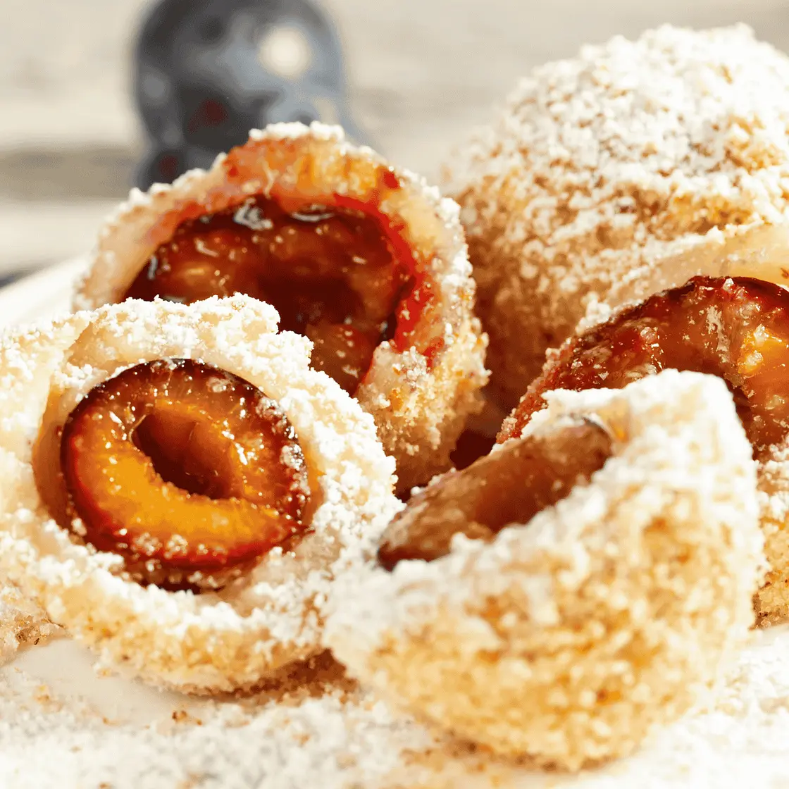 Knedle sa Šljivama (Plum Filled Dumplings)