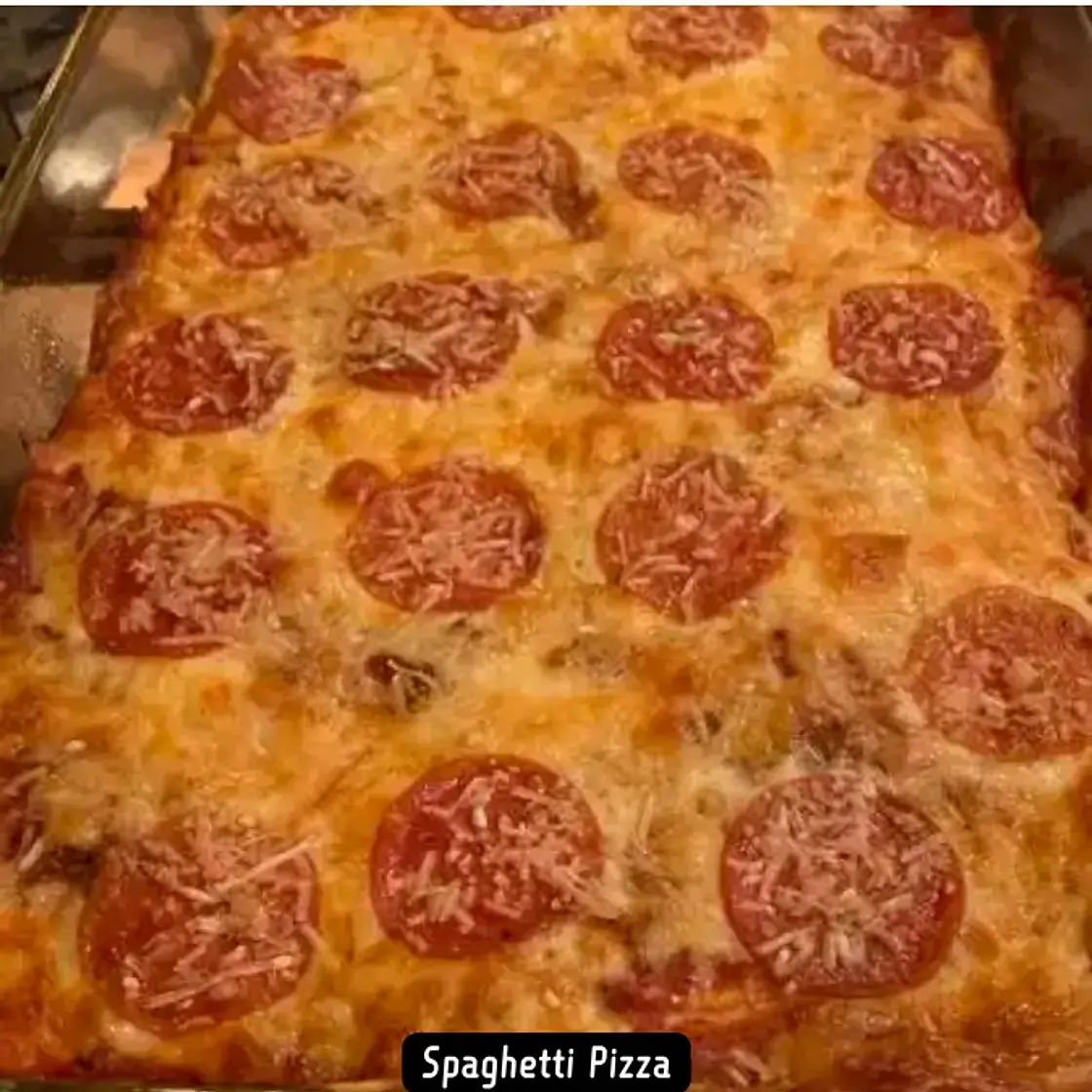 The Best Baked Spaghetti Pizza Recipe