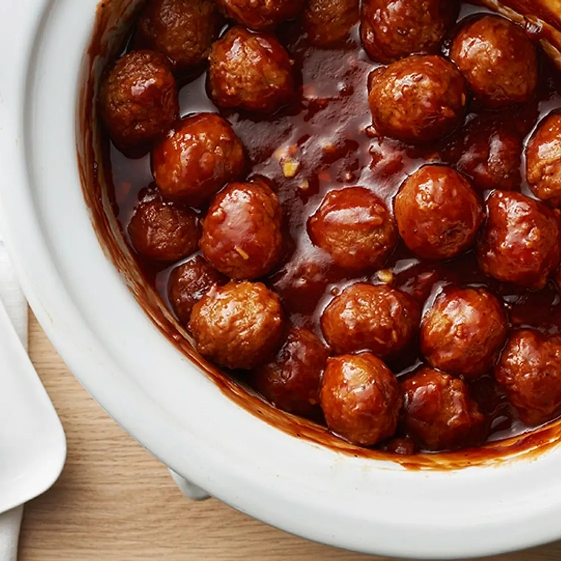 Slow-Cooker Honey-Garlic Meatballs