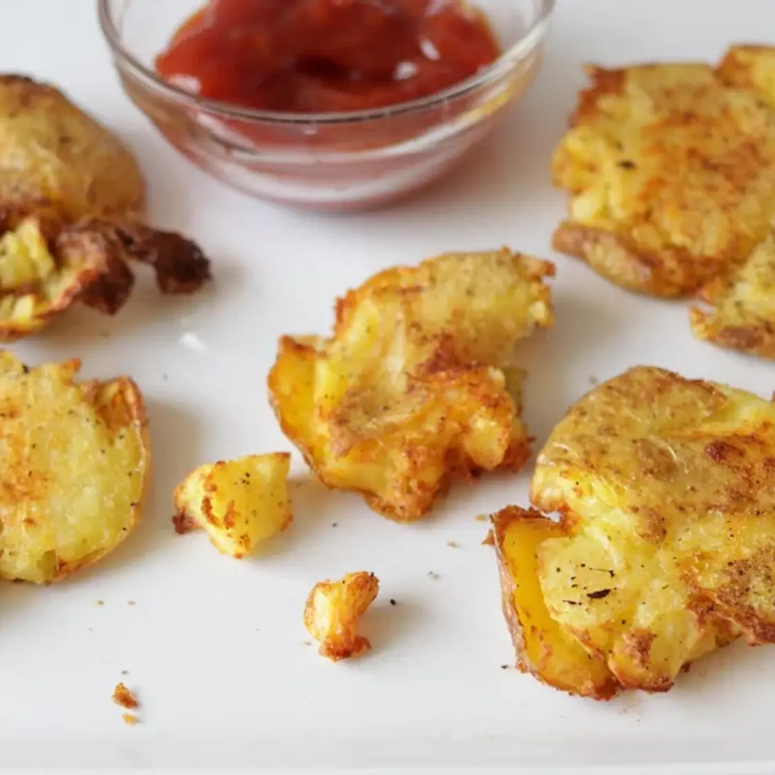 Air Fryer Smashed Potatoes