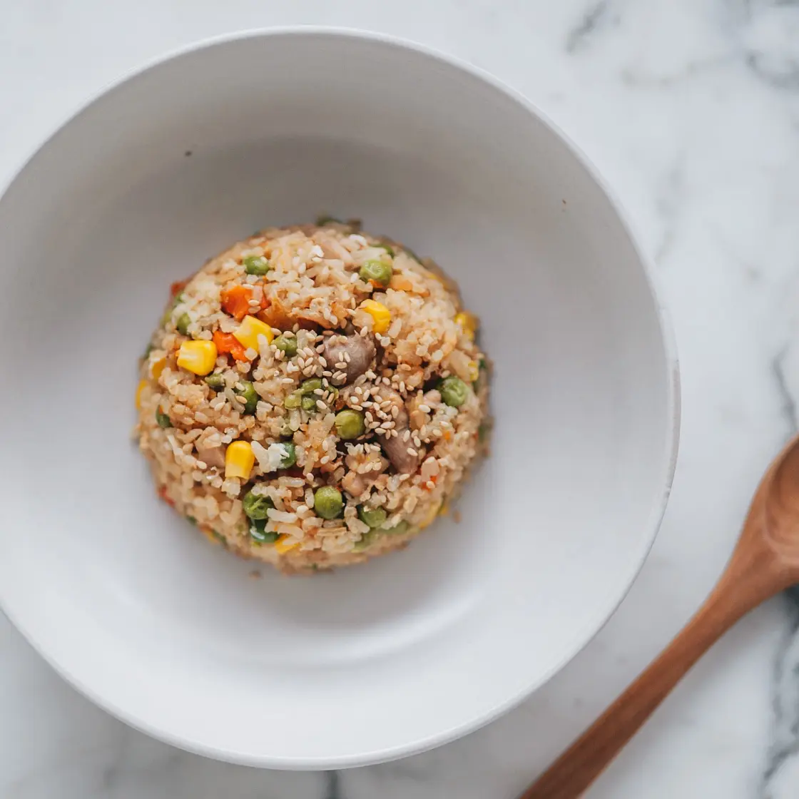 One Pot Rice Cooker Fried Rice