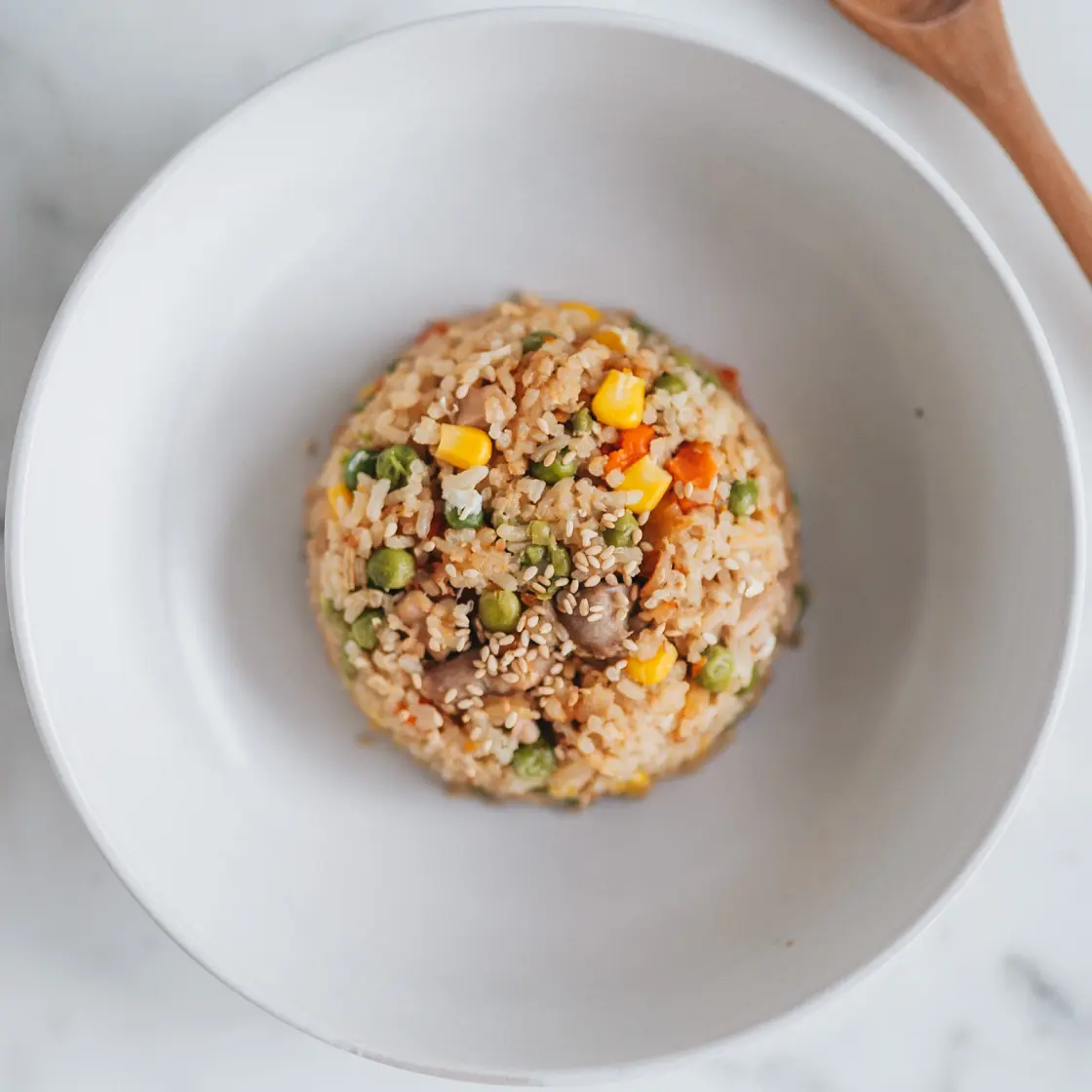 One Pot Rice Cooker Fried Rice
