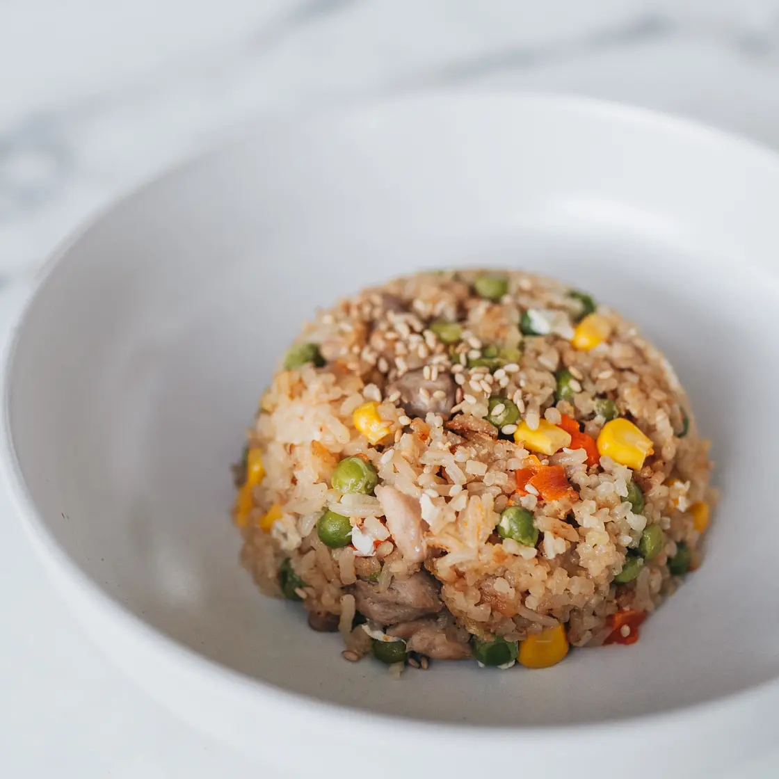 One Pot Rice Cooker Fried Rice