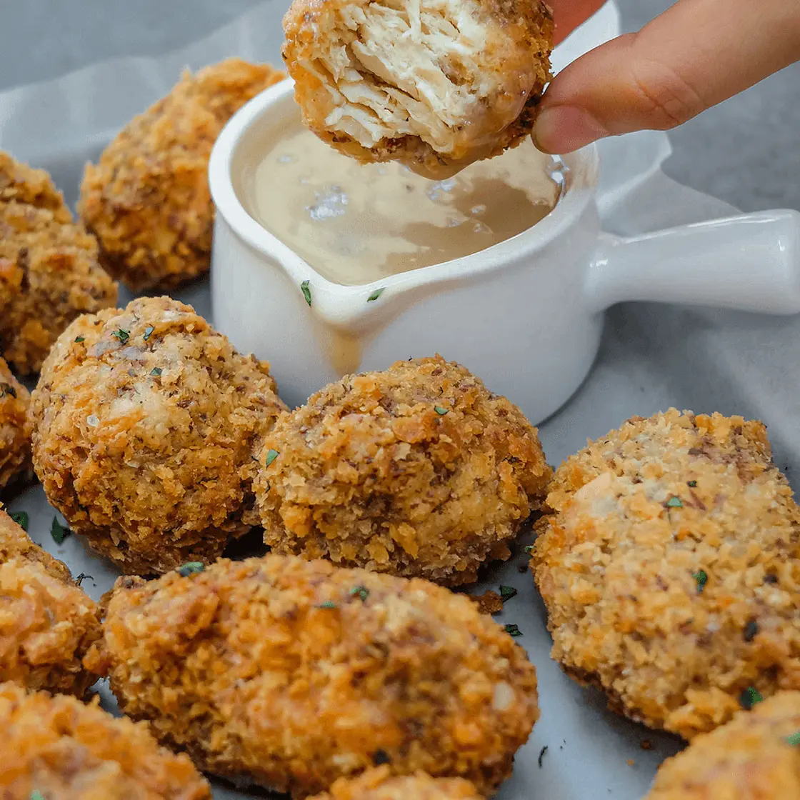 Vegan Fried “Chicken” and Gravy